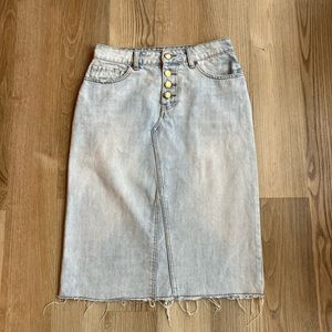 The Main Street Exchange denim skirt